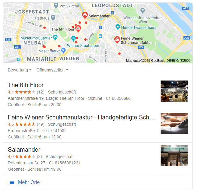 Das sogenannte Local Snack Pack