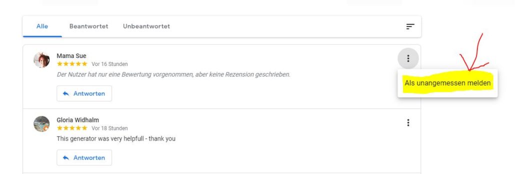 Google-Rezensionen-melden