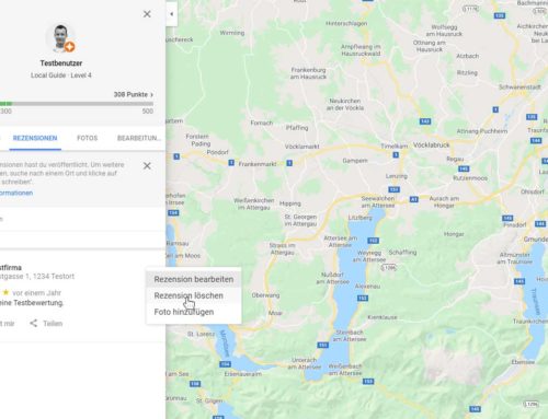 Eigene Google Bewertung löschen