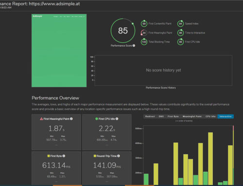Kostenlos Websitegeschwindigkeit testen: fastorslow.com