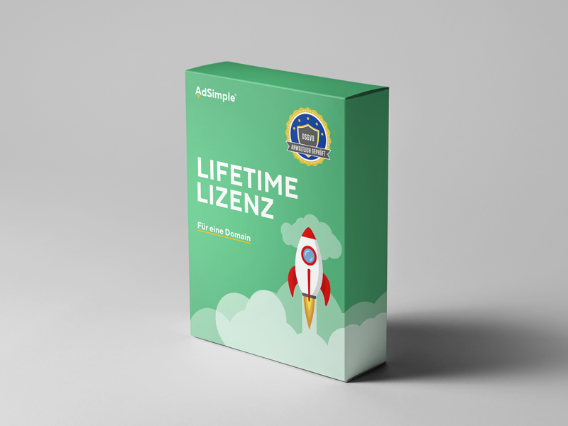Lifetime Lizenz Datenschutztexte von AdSimple