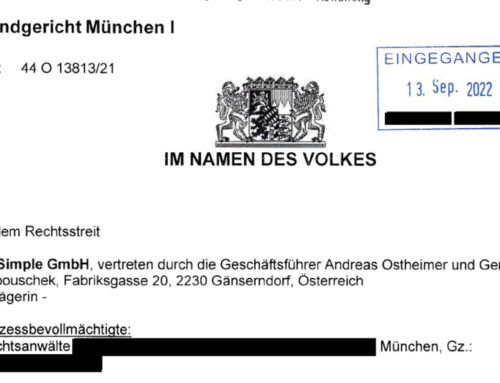 AdSimple gewinnt Rechtsstreit vor deutschem Gericht