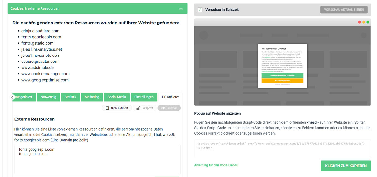 Externe Ressourcen einfach verwalten